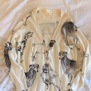 Anthropologie Pooch Posse Cardigan xs
